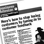 <strong>HERE</strong>'s how to stop losing customers by tuning-in to customer feedback